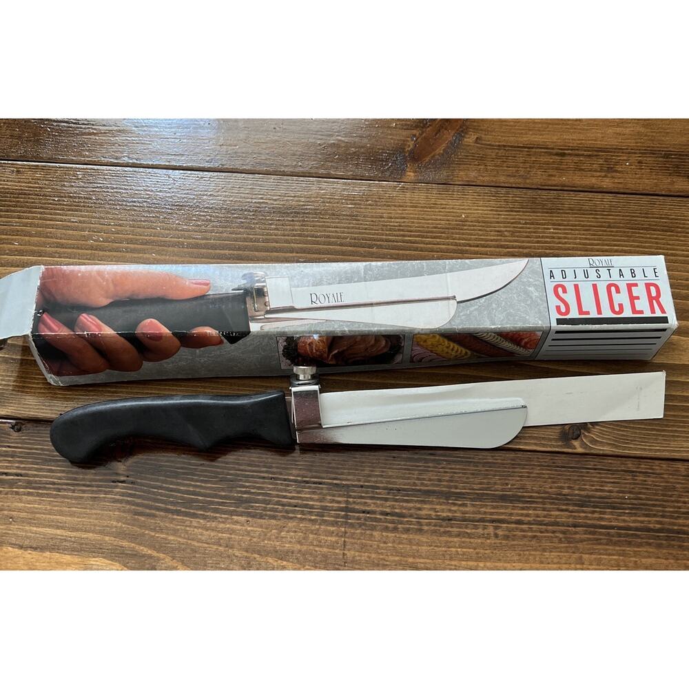 Vintage New Royale Adjustable Slicer Knife Kitchen Gadgets Tools